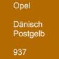 Preview: Opel, Dänisch Postgelb, 937.